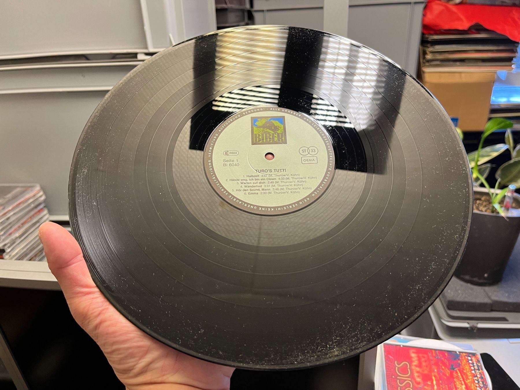Dischi in vinile: Turo's Tutti - Halbzeit - XHJ12 – Usato da Küsnacht ZH venduto da Internetradio 4