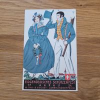Carte Postal AK Milirär Aarau 1924