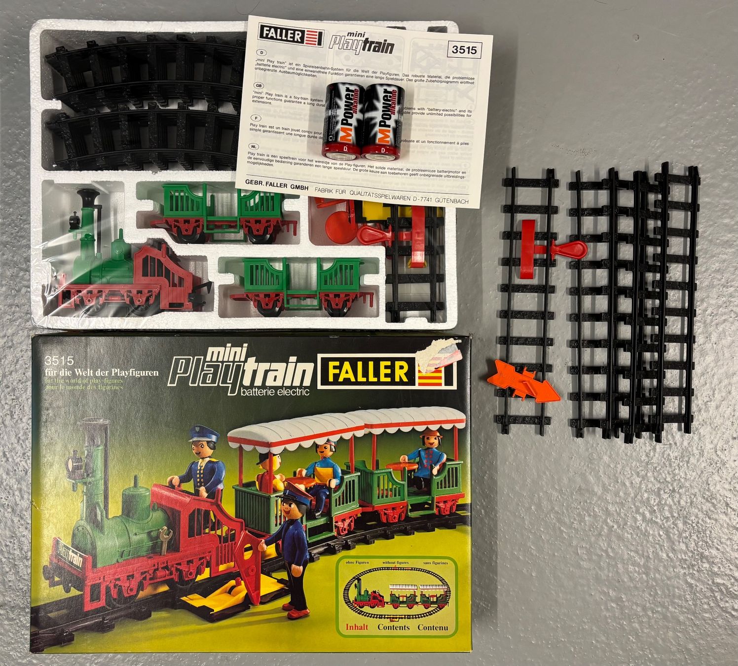 TOP! Faller mini play train Eisenbahn 3515 vintage Set NEU (Neu und ...