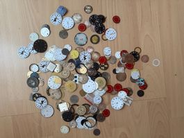 SWISS MADE UHREN ERSATZTEILE  LOT AUS LAGER AUFRÄUMUNG