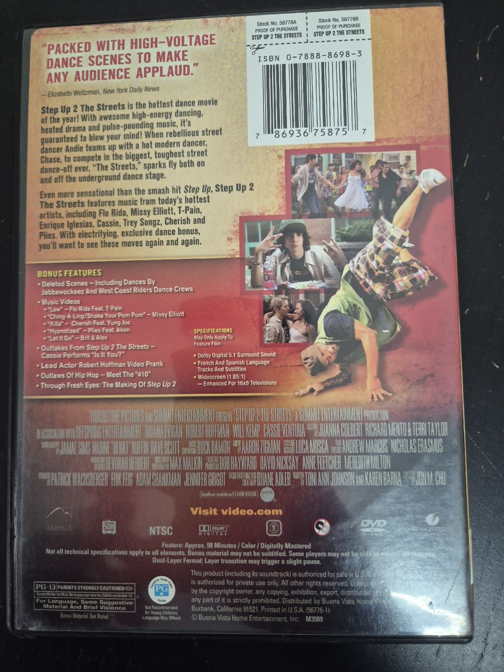Tutti i DVDs: Step Up 2: The Streets DVD  – Usato da Wald ZH venduto da _Hotarubi_ 1
