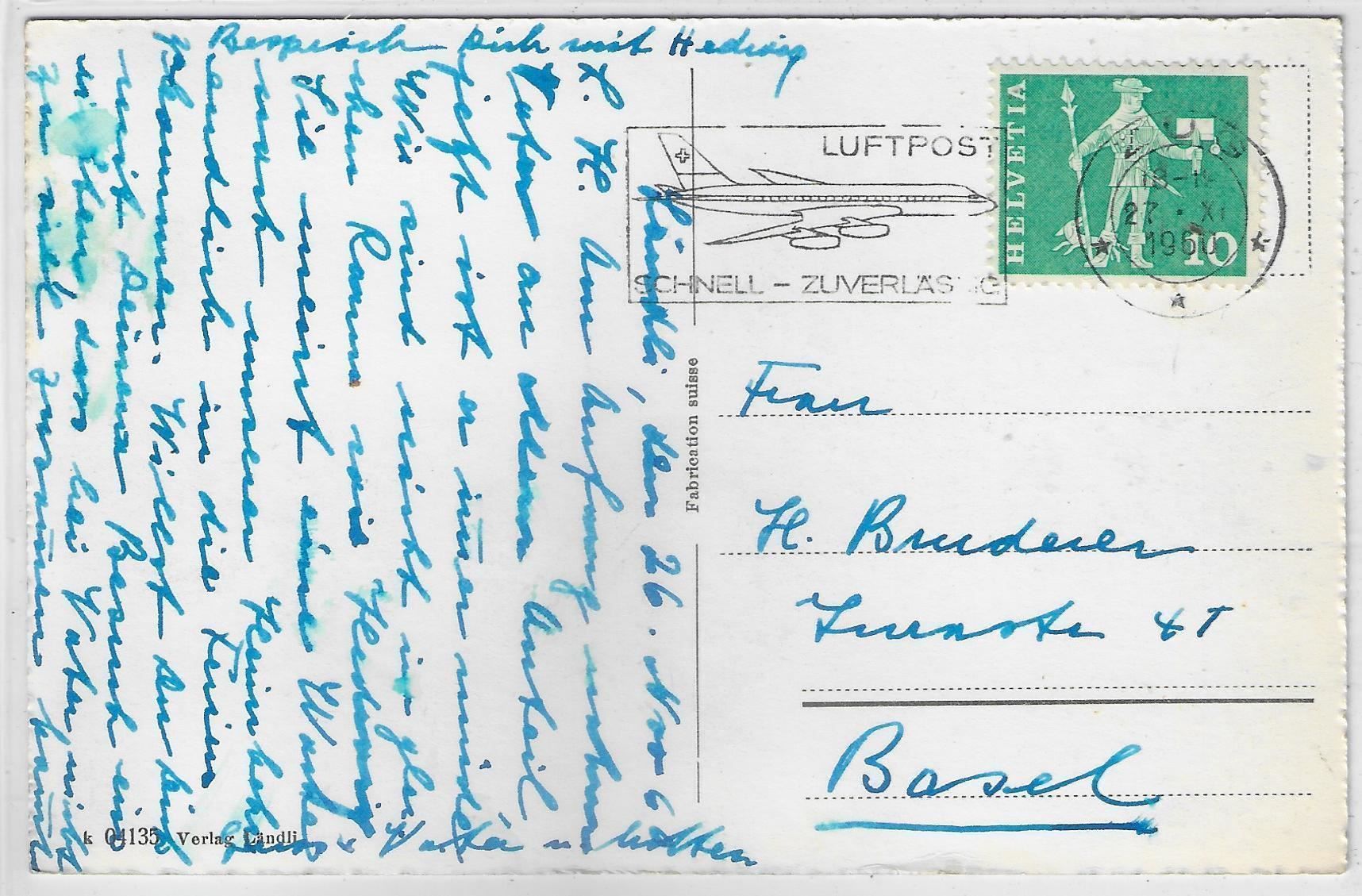 Cartoline postali: Beim Ländli am Aegerisee – Usato da Ettingen venduto da Kartenplanet 1
