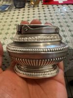 Accendino da tavolo Ronson Queen Anne argento massiccio
