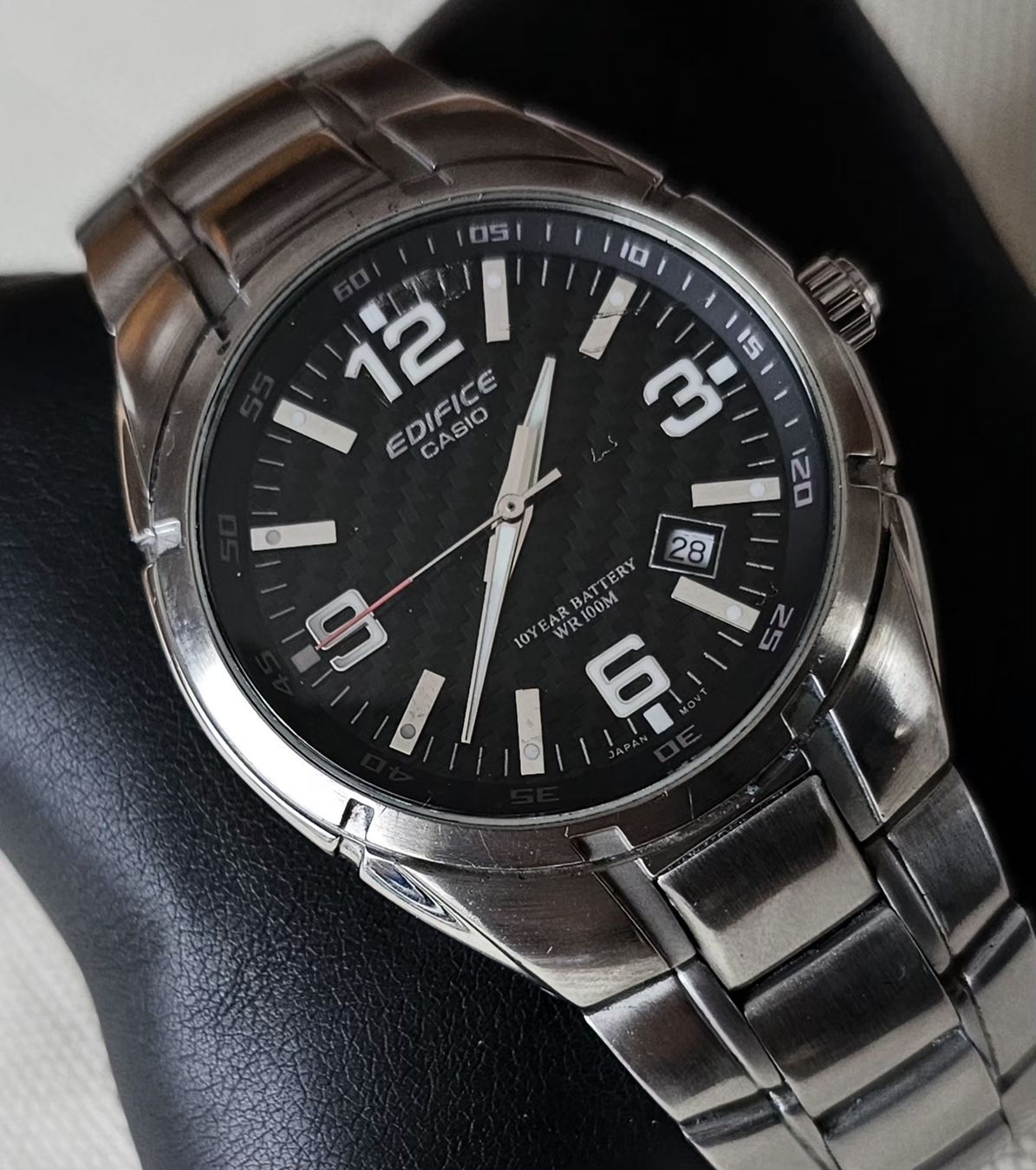 Edifice Orologi: EDIFICE CASIO Elegante Herrenuhr 40mm – Usato da Speicher venduto da Lemore