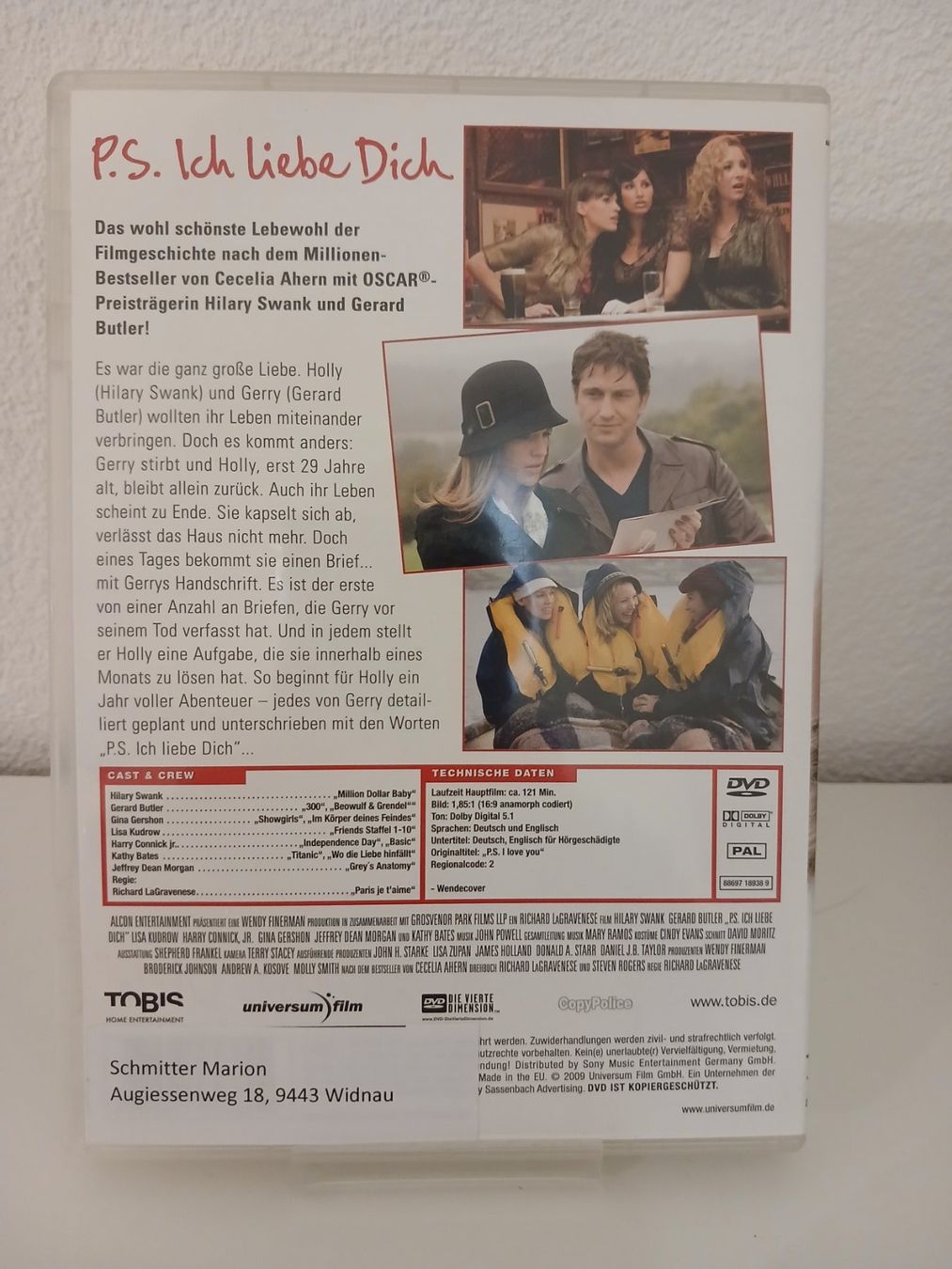 Alle DVDs: P.S. ich liebe Dich – Gebraucht aus St. Margrethen SG von SamusAran 1