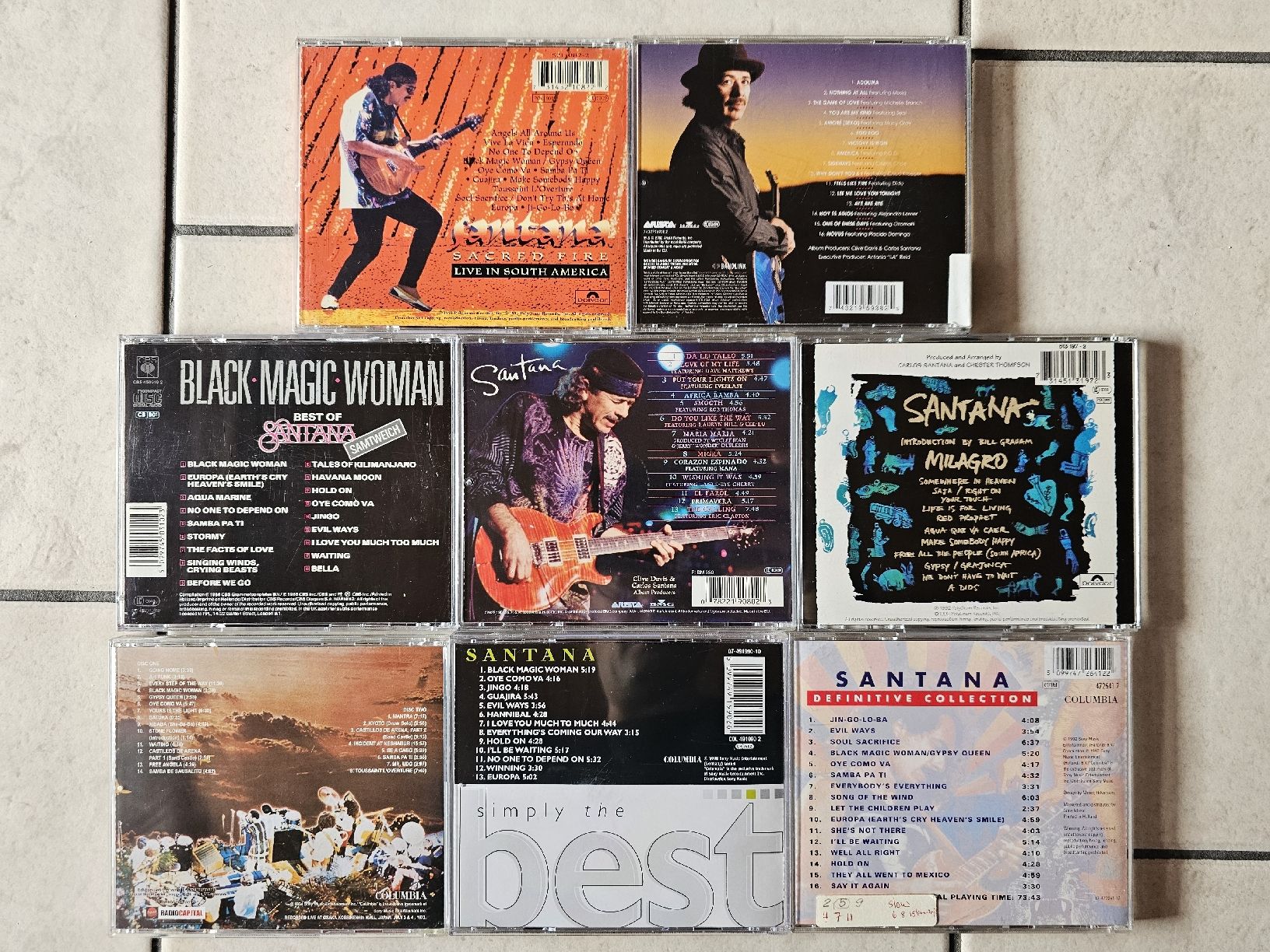 CD: Santana  -  8x  Alben – Usato da Schneisingen venduto da backstore24 1