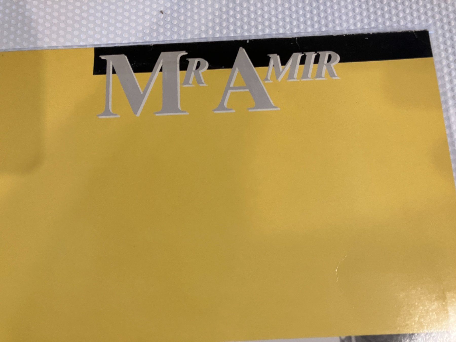 Dischi in vinile: Mr Amir – Usato da Aarwangen venduto da Jukebox3 1