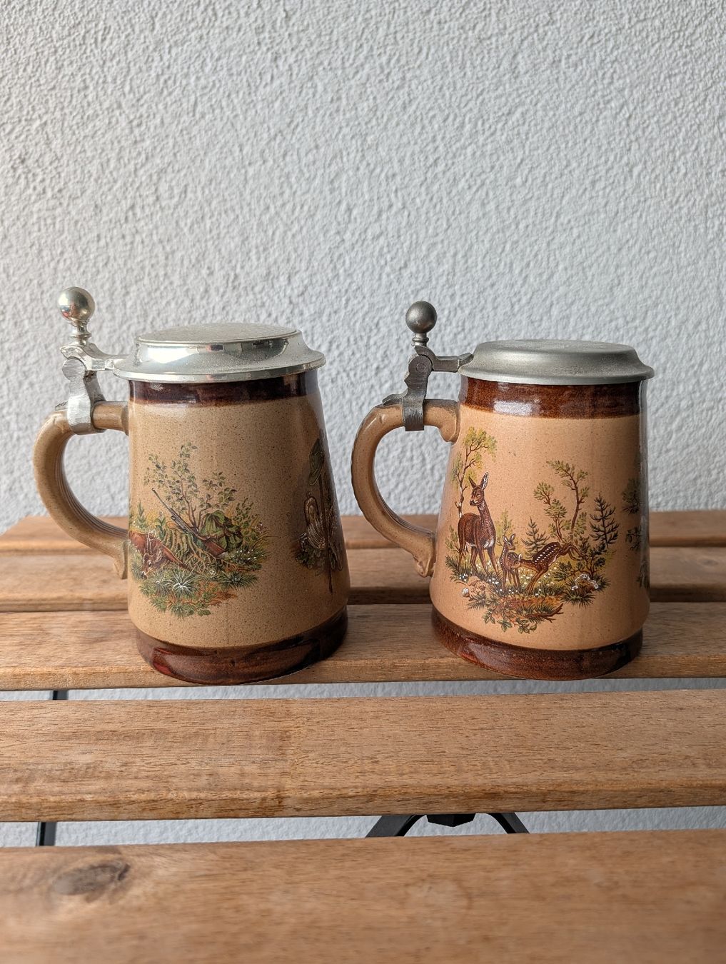 Verres: 2 Bierkrüge Marzi & Remy mit  Jagdmotiv – D'occasion à Bern par ari_66yc 2