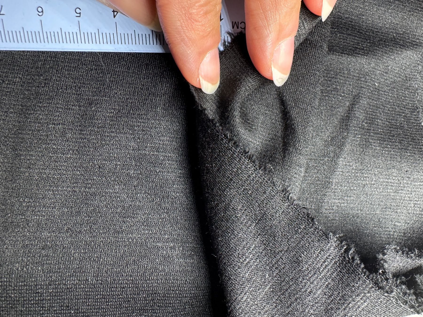 Tessuti: 2,4 Laufmeter Jersey Stoff schwarz – Nuovo e nell'imballaggio originale da Muttenz venduto da einfach-schoen 2