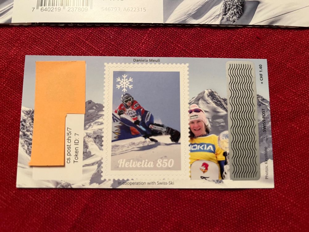 Tutti i francobolli: Swiss Crypto Stamp 5.0 Basic Edition ID 7 Daniela Meuli – Usato da Châtel-St-Denis venduto da Vaillant1 1