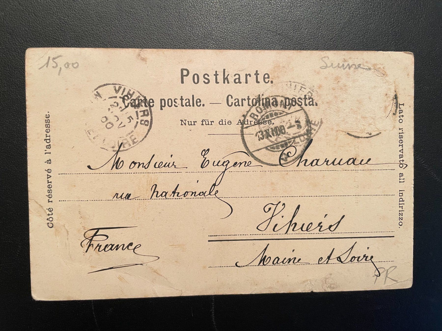 Cartoline postali: AK FR Romont, Tour du Château – Difettoso da Thal venduto da Danny82 1