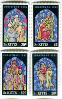 Briefmarken "Weihnachten". St. Kitts.