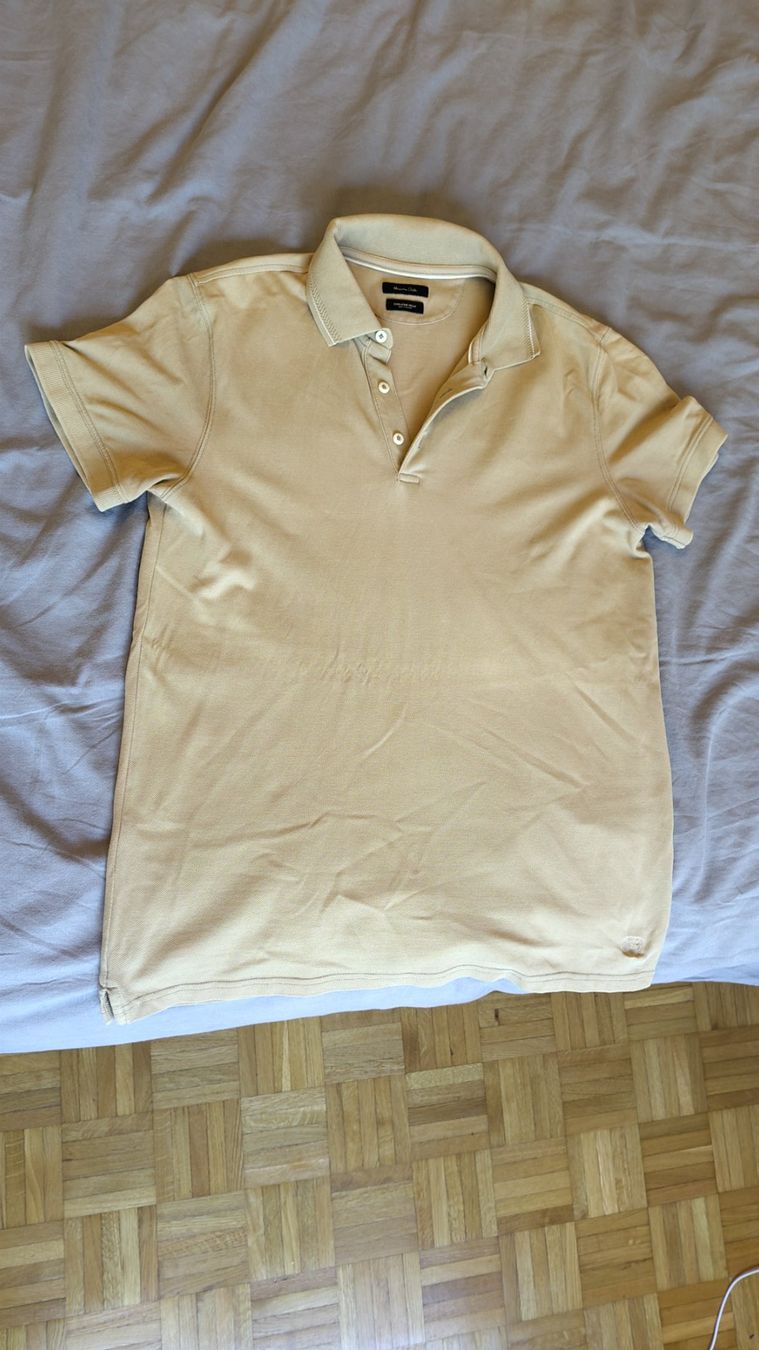 Polo-Shirts: Massimo Dutti Polo M Beige Extrafine Pique – Gebraucht aus Lausanne von SwissRunnerGuy 3