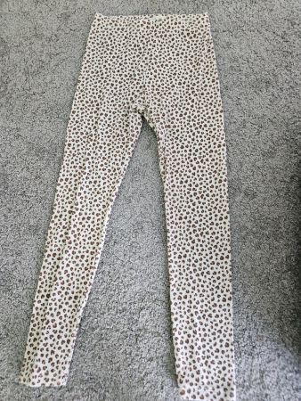 Leggings mit Leopardenmuster Mädchen Gr. 134 NEU