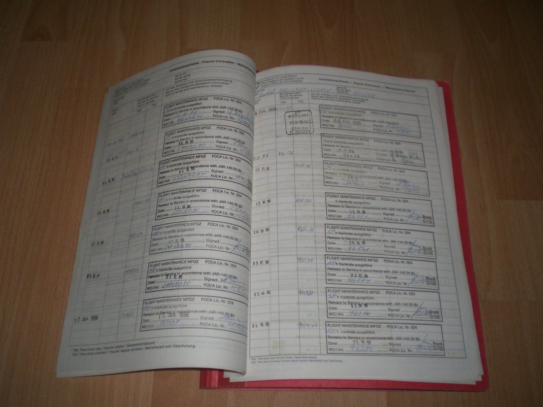 Misurare: Propeller Wartungsbuch – Usato da Grellingen venduto da Neuron67 2