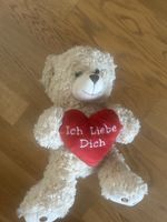Teddybär mit Herz "Ich Liebe Dich" neuwertig