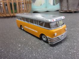 Spardose Bus Volvo "Andelsbanken", Tekno, Dänemark 1961-1972