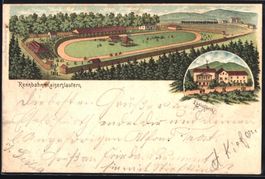 Litho Kaiserslautern, Blick auf die Renn