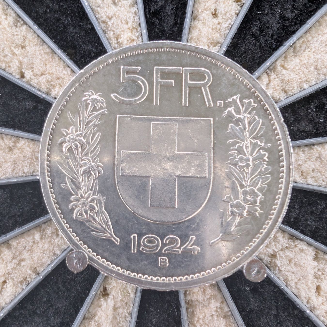 Alle Münzen: 5 Franken 1924 vzgl – Gebraucht aus Köniz von SwissCoinCollector