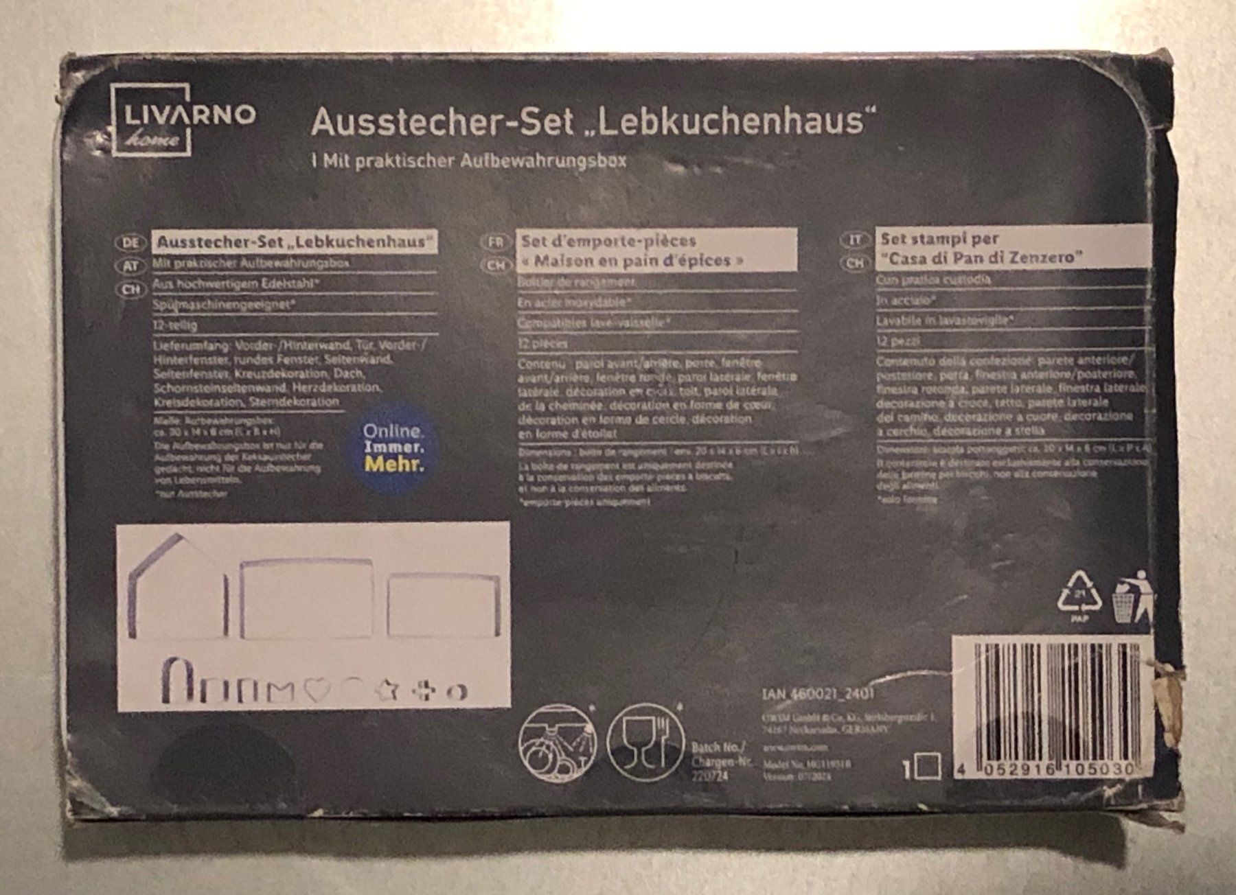 Backformen: Ausstecher-Set "Lebkuchenhaus" (12-teilig) – Gebraucht aus Buchs SG von Handyman77 4