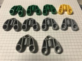 LEGO 10x Verbinder 3x3 mit Achse (111)