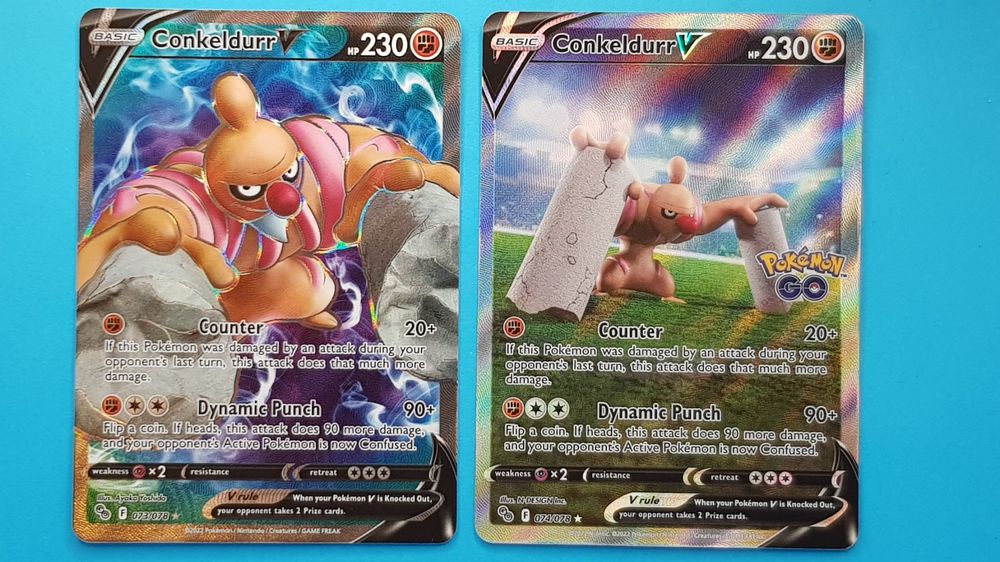 Conkeldurr V Full Art + Alt Art Pokémon GO EN Kaufen auf Ricardo
