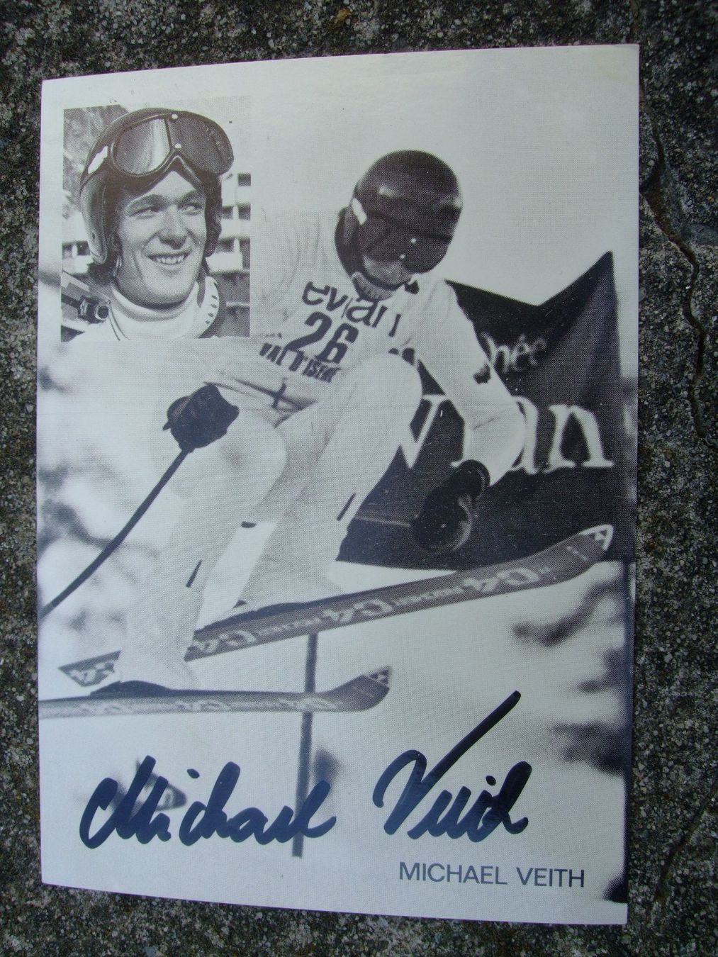 Autografi: MICHAEL VEITH (DE) SKISTAR AUTOGRAMMKARTE – Usato da Schachen b. Reute venduto da Dzestar