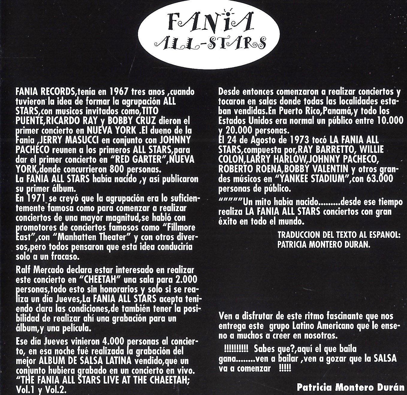 CDs: Fania All Stars BRAVO SALSA Bobby Valentin Willi Colon... CD – D'occasion à Kandergrund par Sososo 3