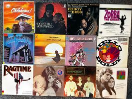 12 Schallplatten Filmmusik  "Klassiker"Soundtracks gebraucht
