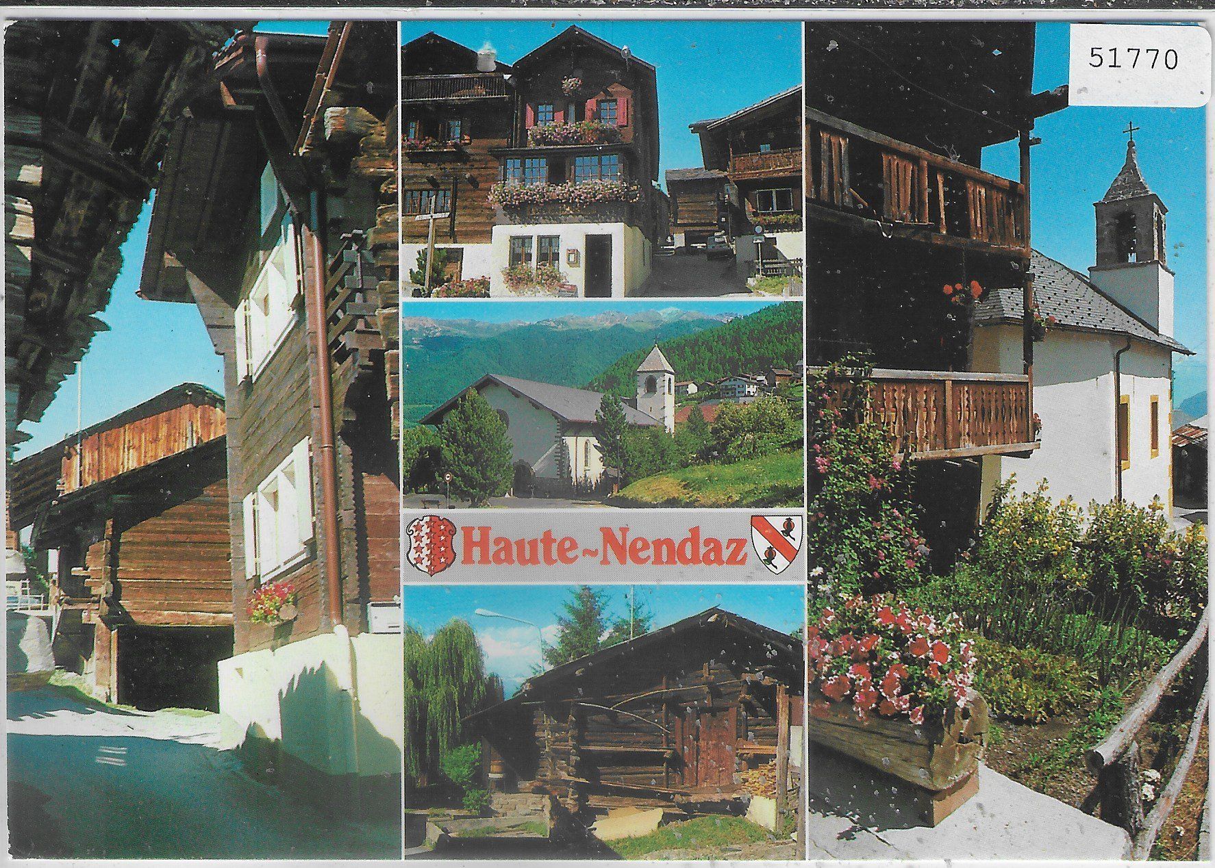 Cartoline postali: Haute-Nendaz - Multiview – Usato da Ettingen venduto da Kartenplanet