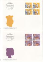 SBK 821 - 822 im 4er-Block FDC