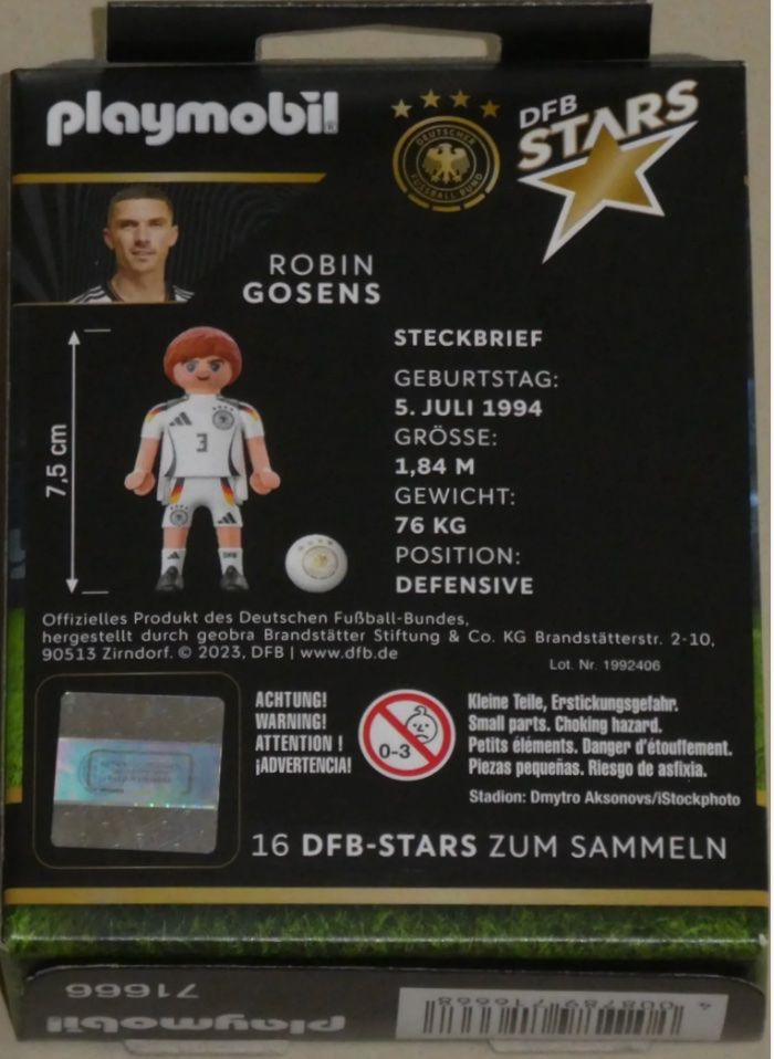 Playmobil Giocattoli: Playmobil 71666 Robin Gosens – Nuovo e nell'imballaggio originale da Wagenhausen venduto da FrauLang 1