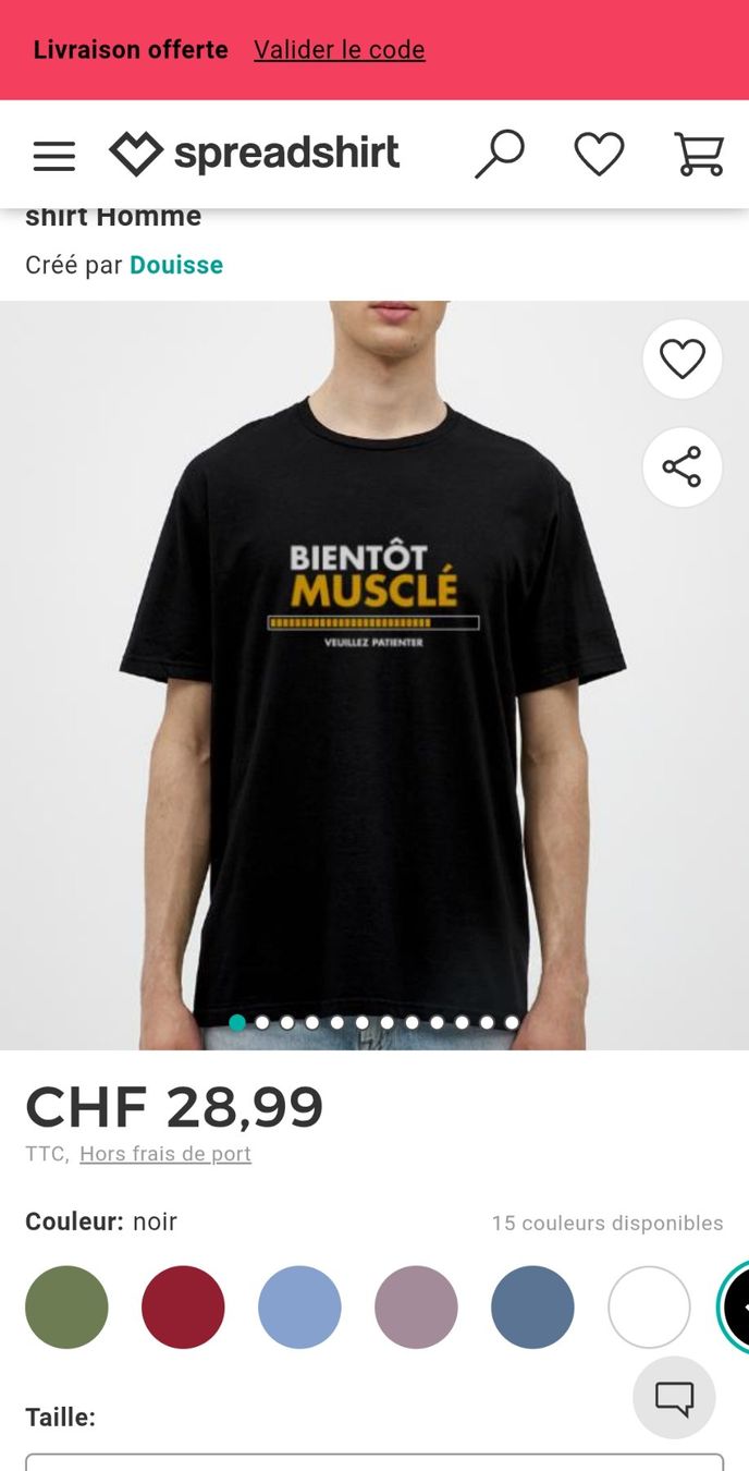 T-Shirts: T-shirt 5xl neuf – Neu und originalverpackt aus Estavayer-Le-Lac von zazadavidson 3