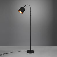 Stehleuchte, Stoff, Schalter, 130 cm