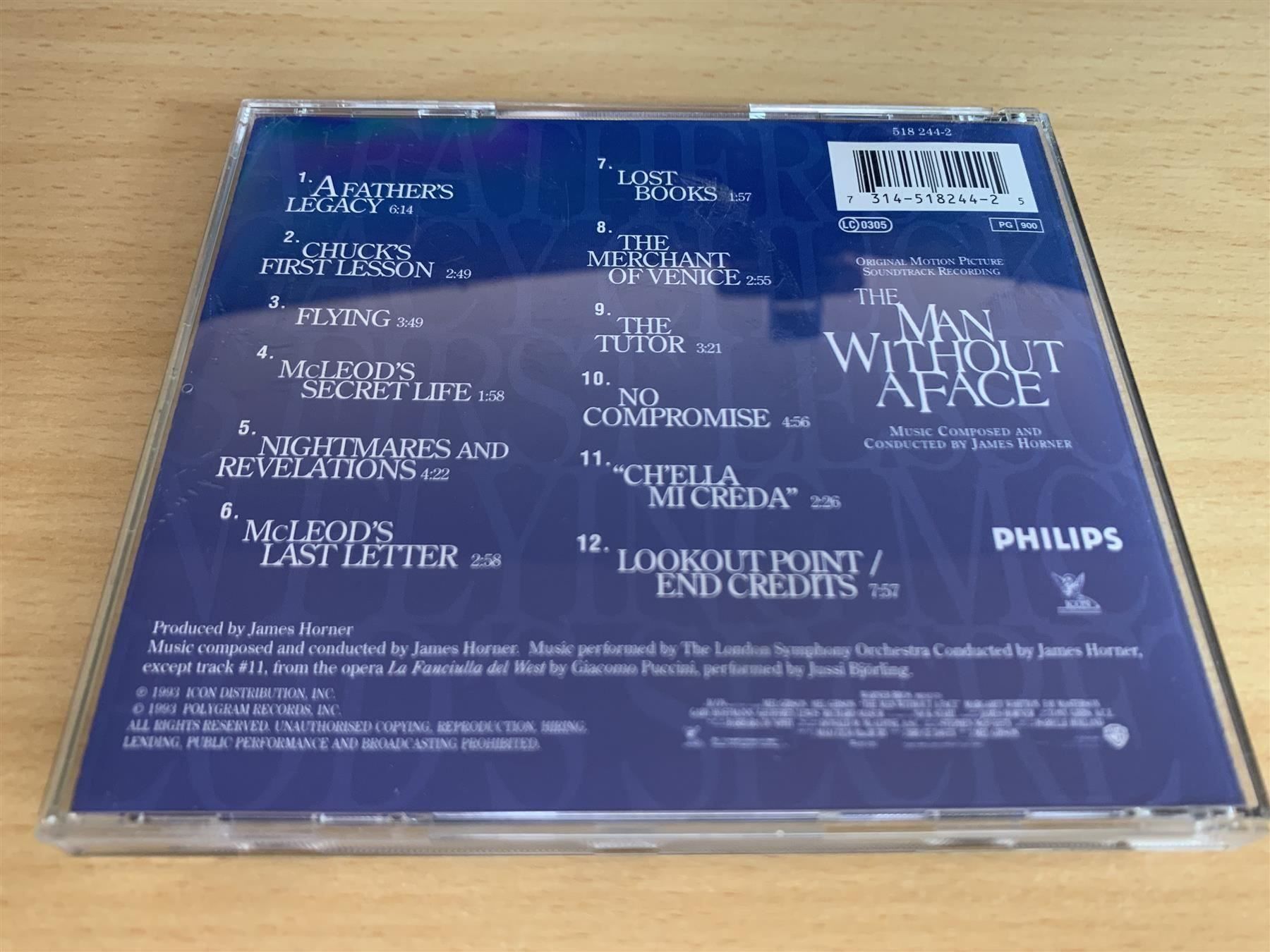 CD: The Man Without A Face – Usato da Rikon im Tösstal venduto da Alpenmutz 1
