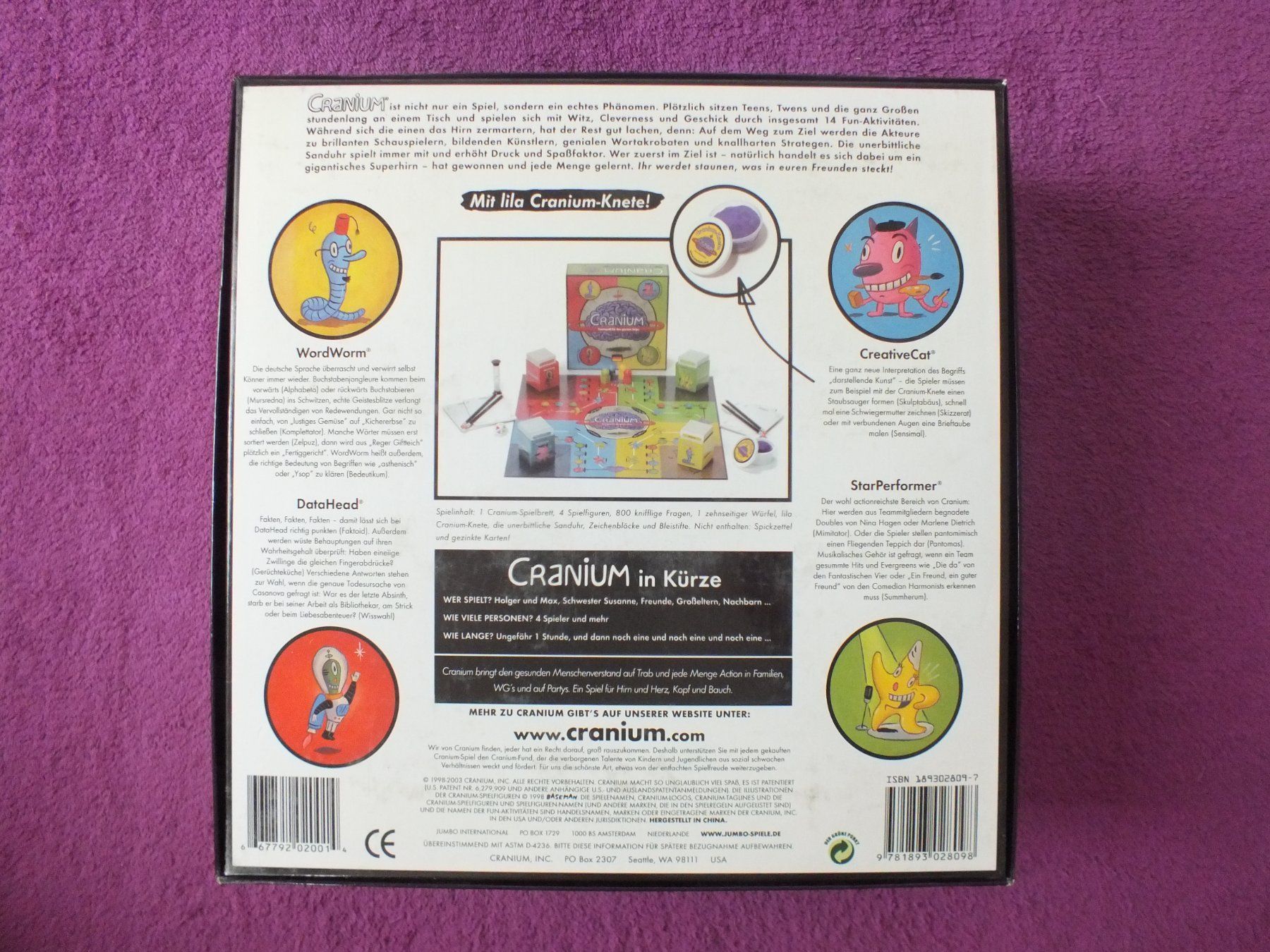Giochi: Spiel - Cranium von Jumbo – Usato da Müllheim Dorf venduto da Seeeule01 9