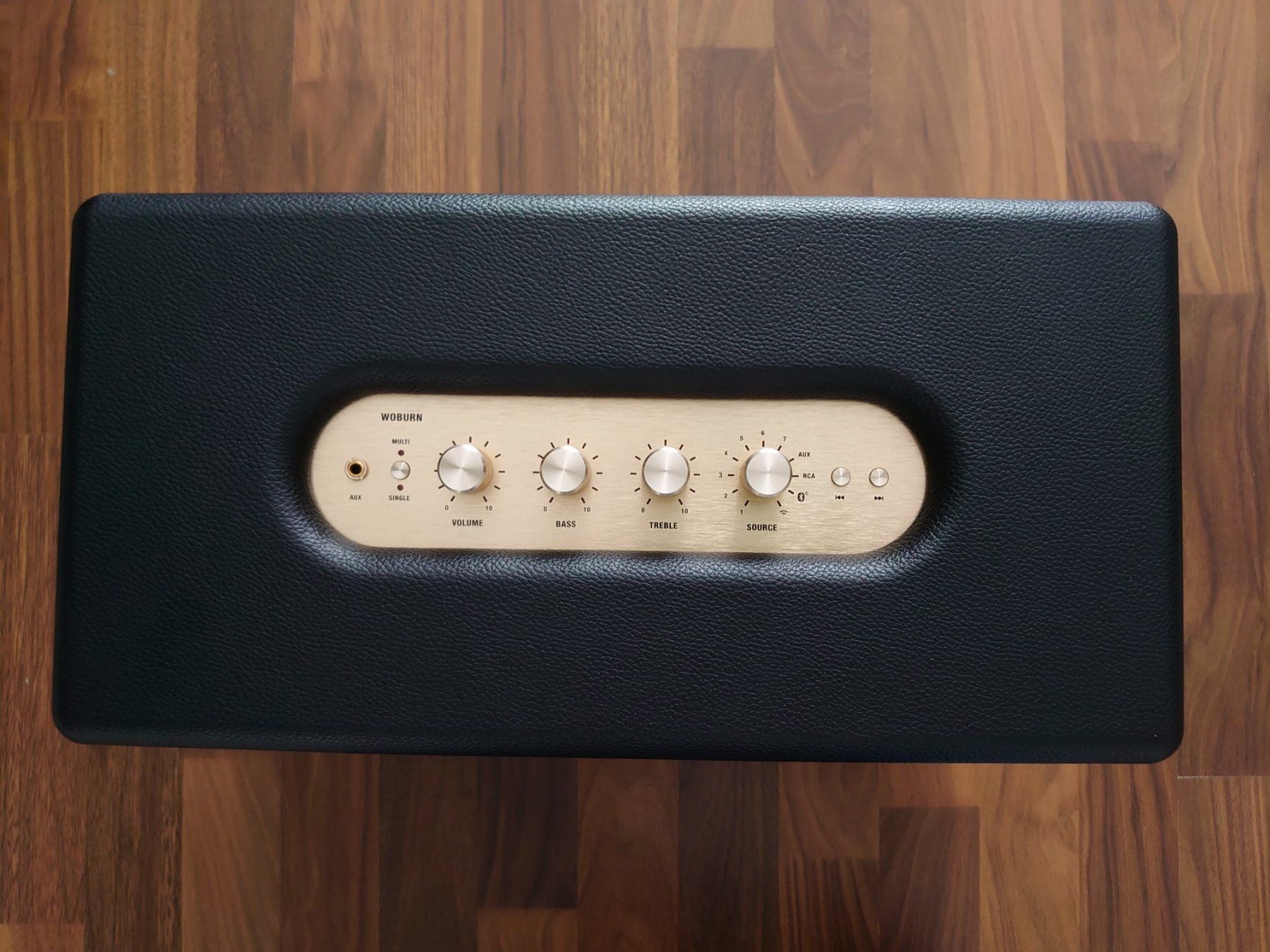 Marshall Lautsprecher: Marshall Woburn Multiroom Gen. I schwarz, Bluetooth – Gebraucht aus Villnachern von twofacefromportishead 2