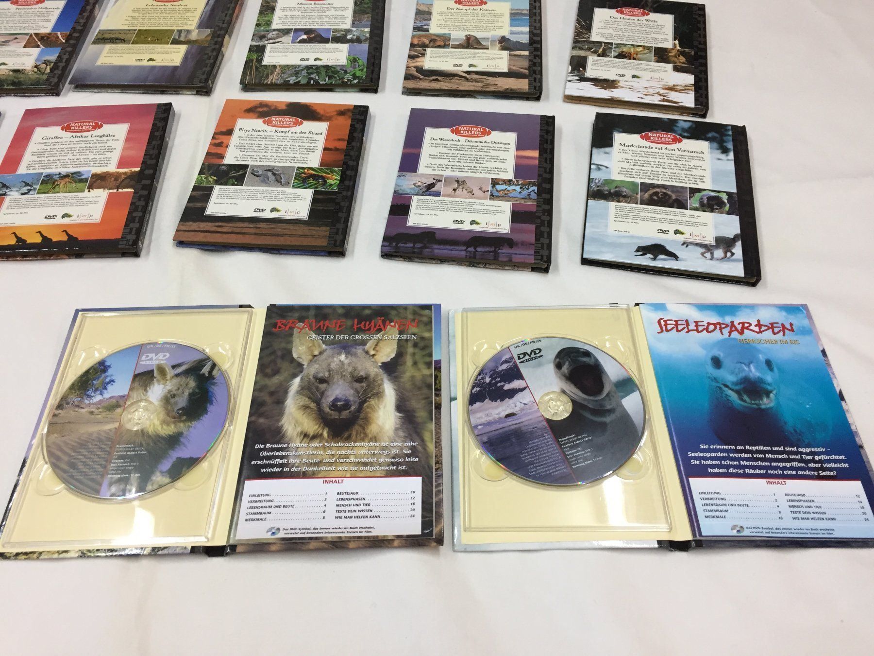 Tutti i DVDs: 18 x DVD "Raubtieren" – Usato da Schaffhausen venduto da sparzone 6