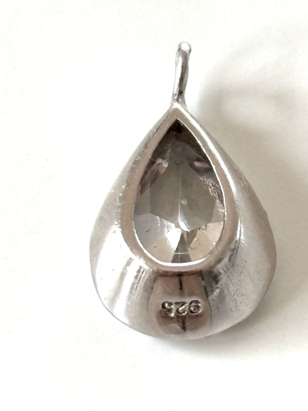 Ciondoli: Silber 925 Anhänger mit weissen Stein – Usato da Stein AR venduto da EvaL056 1