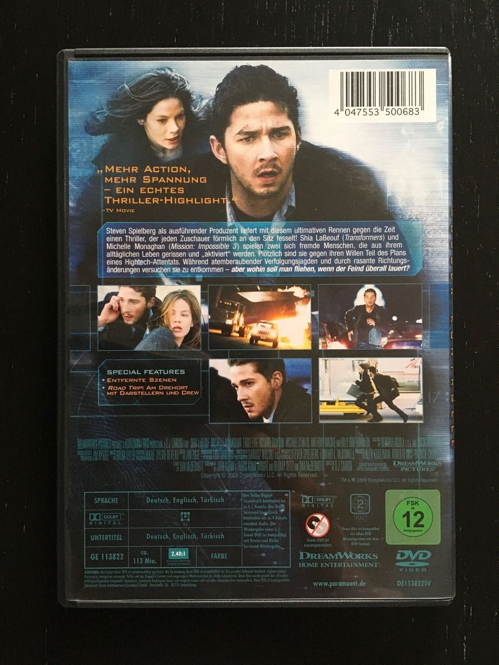 Tutti i DVDs: DVD Eagle Eye – Usato da Regensdorf venduto da scheissspiel 1