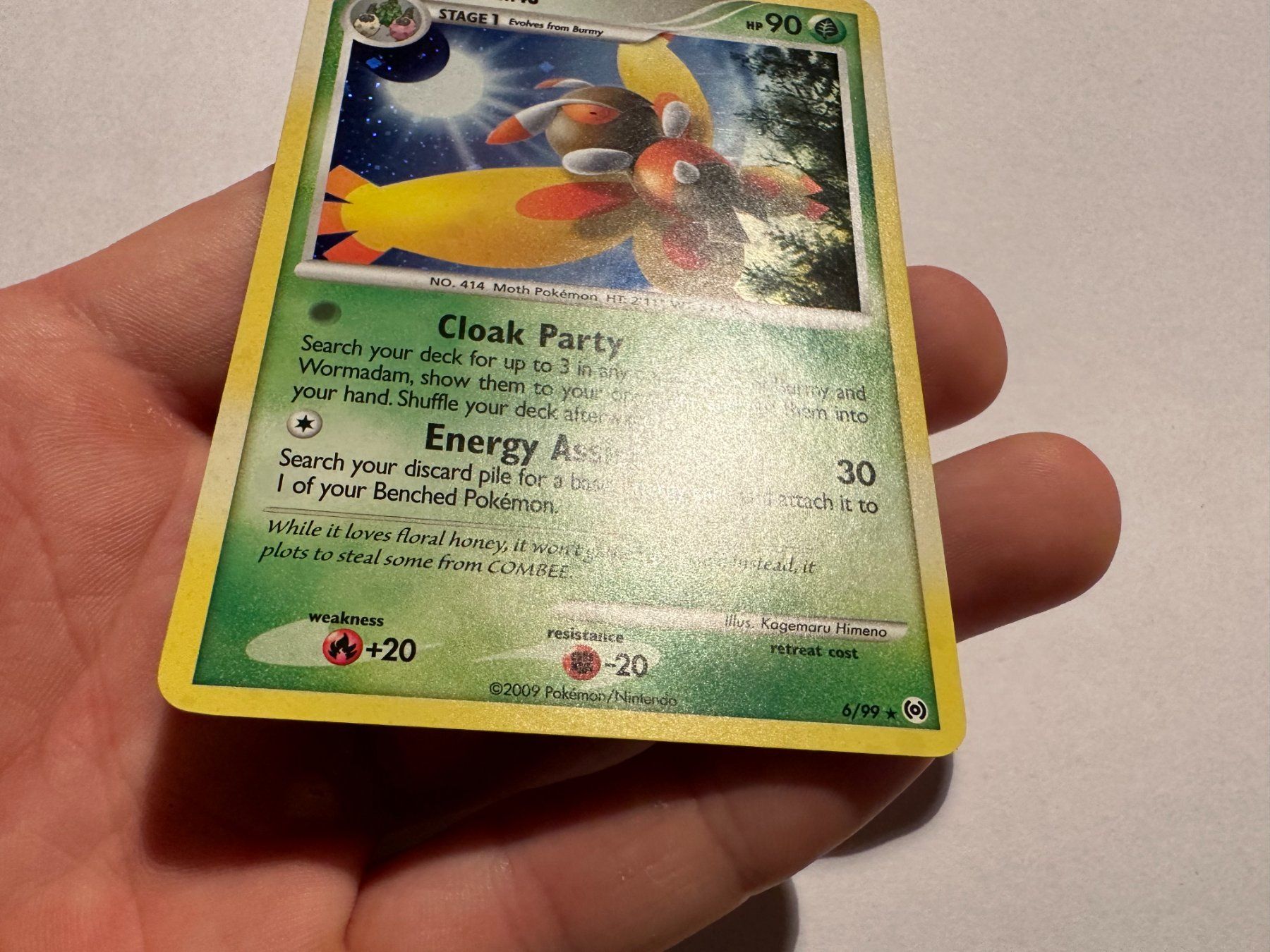Pokémon Carte collezionabili: Mothim holo Platinum Arceus EN – Usato da Hagendorn venduto da Pokecollectorch 1