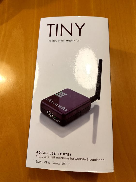 Kleiner 4G/3G USB Router Dovado Tiny - Top Zustand! (Gebraucht) in ...