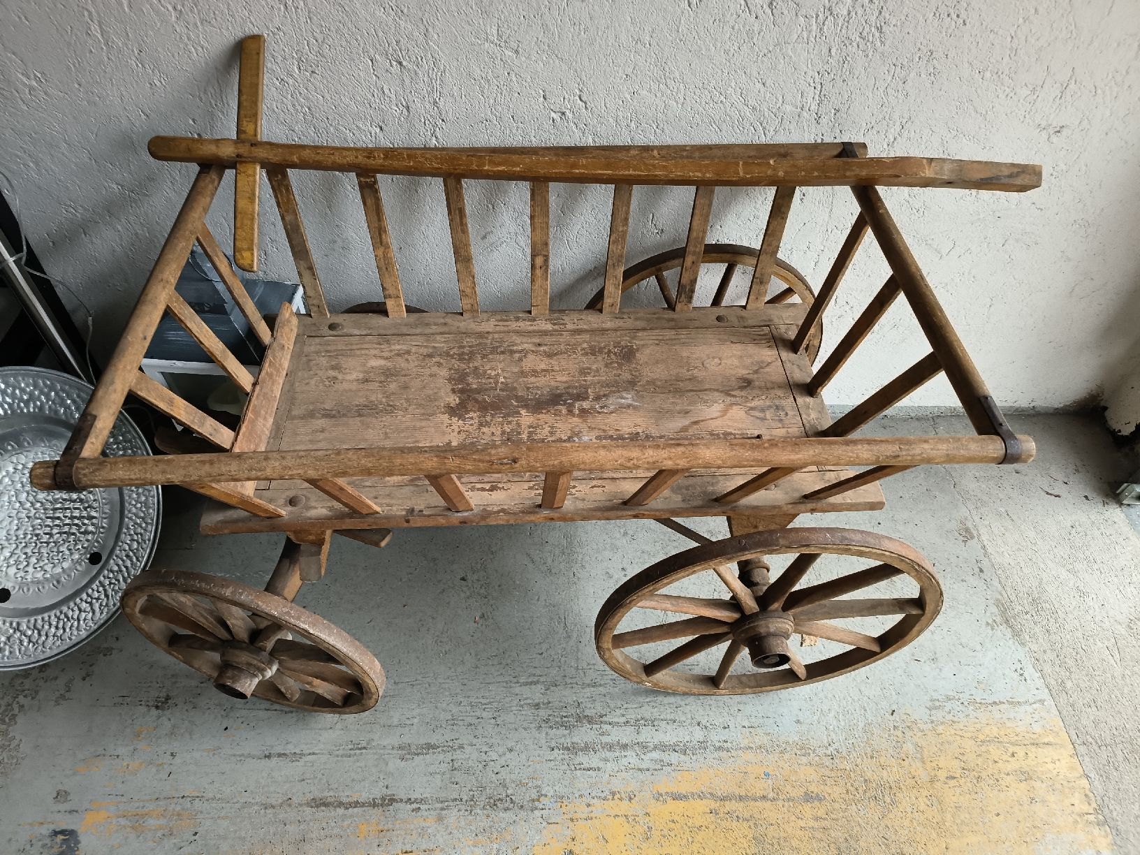 Alter Leiterwagen, Holzbollerwagen, Handwagen, Deko Garten (Gebraucht) in St.Gallen für CHF 125 – nur Abholung auf Ricardo kaufen