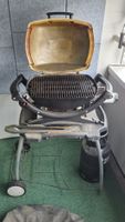 Weber Gasgrill inkl. Rollwagen, Zange & Gasflasche