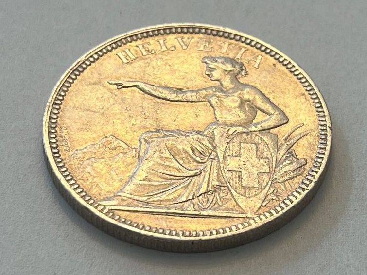 Toutes les monnaies: 5 Franken 1874 B. – D'occasion à Tägerwilen par Beata1sager 8