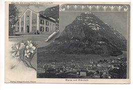 GLARUS und Glärnisch Jugendstil Kapelle der ev. Gemeinschaft