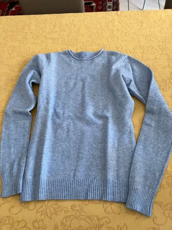 Pullover grigio tg. S/M misto viscosa