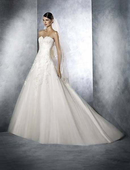 Pronovias Kleider: NEU St. Patrick White One Jasmine, Gr. 38 mit Etikett – Neu (gemäss Beschreibung) aus Embrach von vmadia