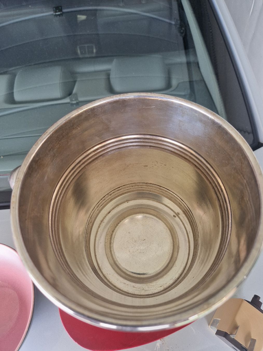 Sonstiges: Kuehleimer versilbert mit Henkeln ca. 20cm schwer – Gebraucht aus Mörigen von Clio111 1