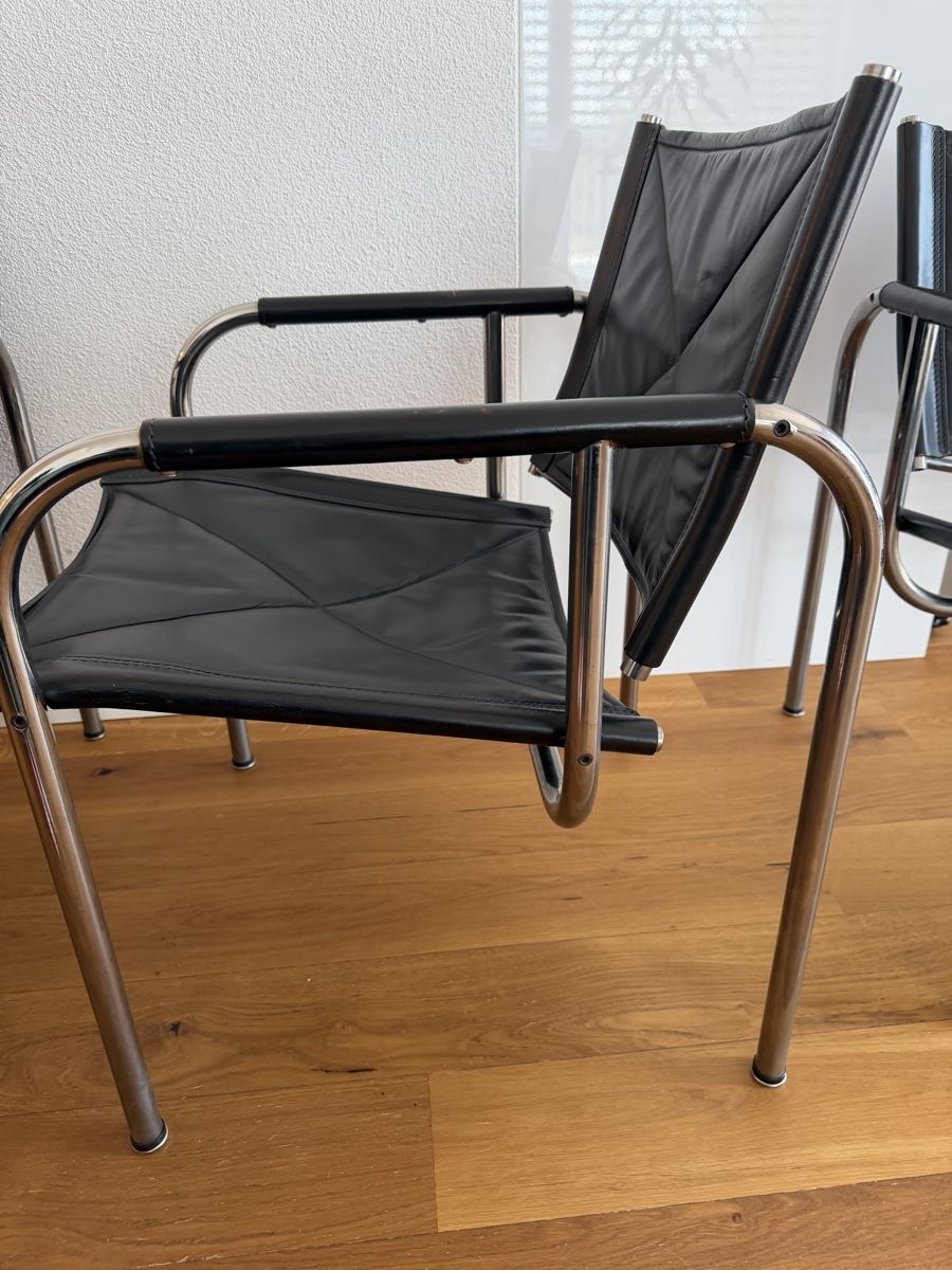 Strässle Poltrone: Sessel Hans Eichenberger Stühle Strässle 4 stck. – Usato da Niedergösgen venduto da wlo_wdm2 6